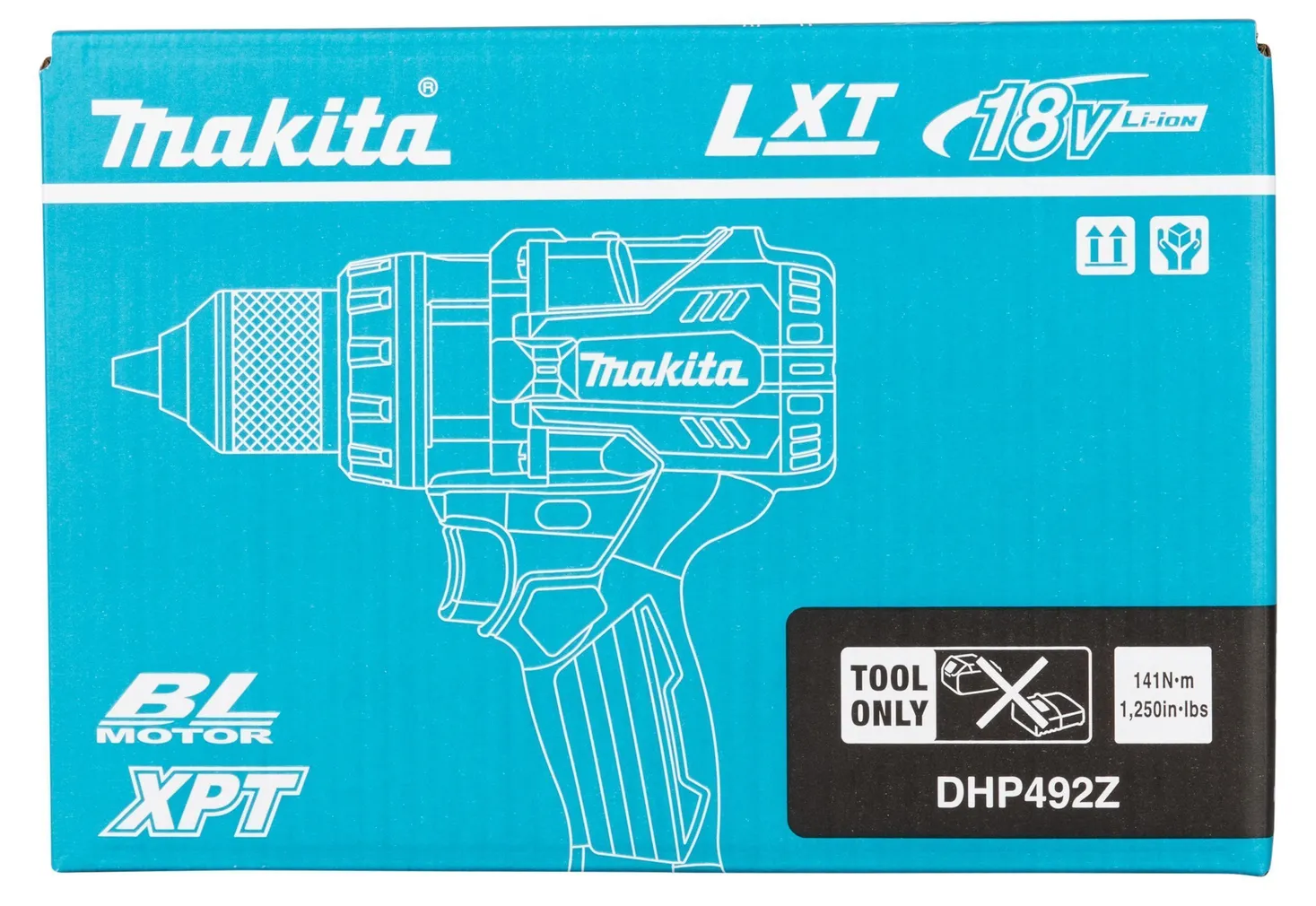 AKULÖÖKTRELL MAKITA DHP492Z 18V ILMA AKUDE JA LAADIJATA