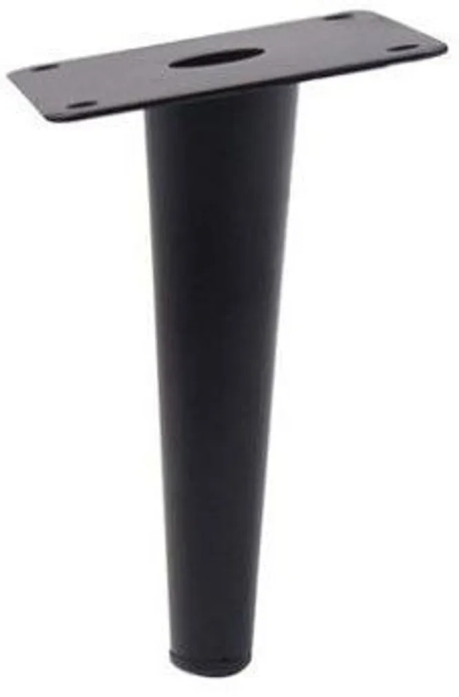 MÖÖBLIJALG 32X200MM VILTUNE KITSENEV JALG, MUST