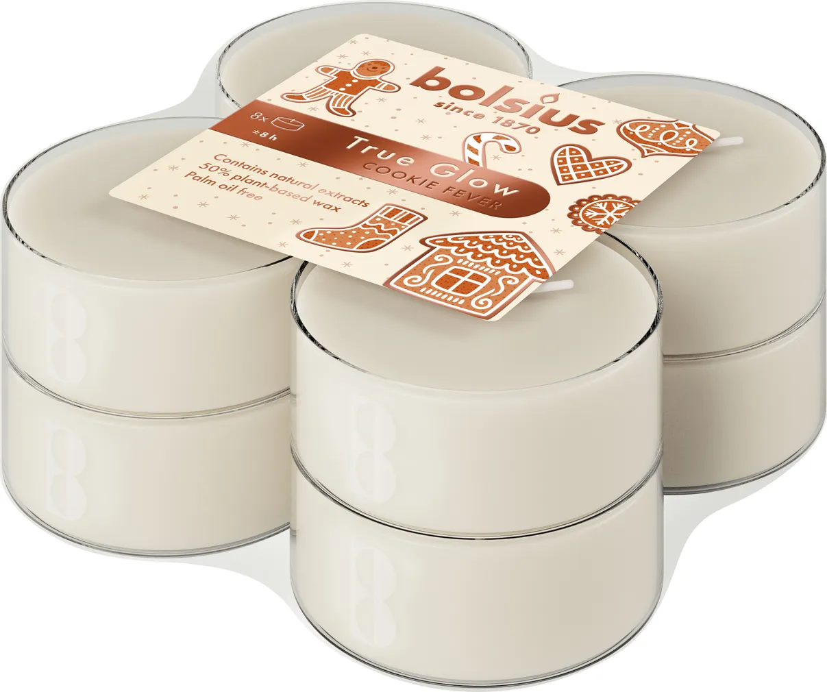 MAXI TEEKÜÜNAL BOLSIUS LÄBIPAISTEV PIPARKOOK 8H, 8TK PAKIS