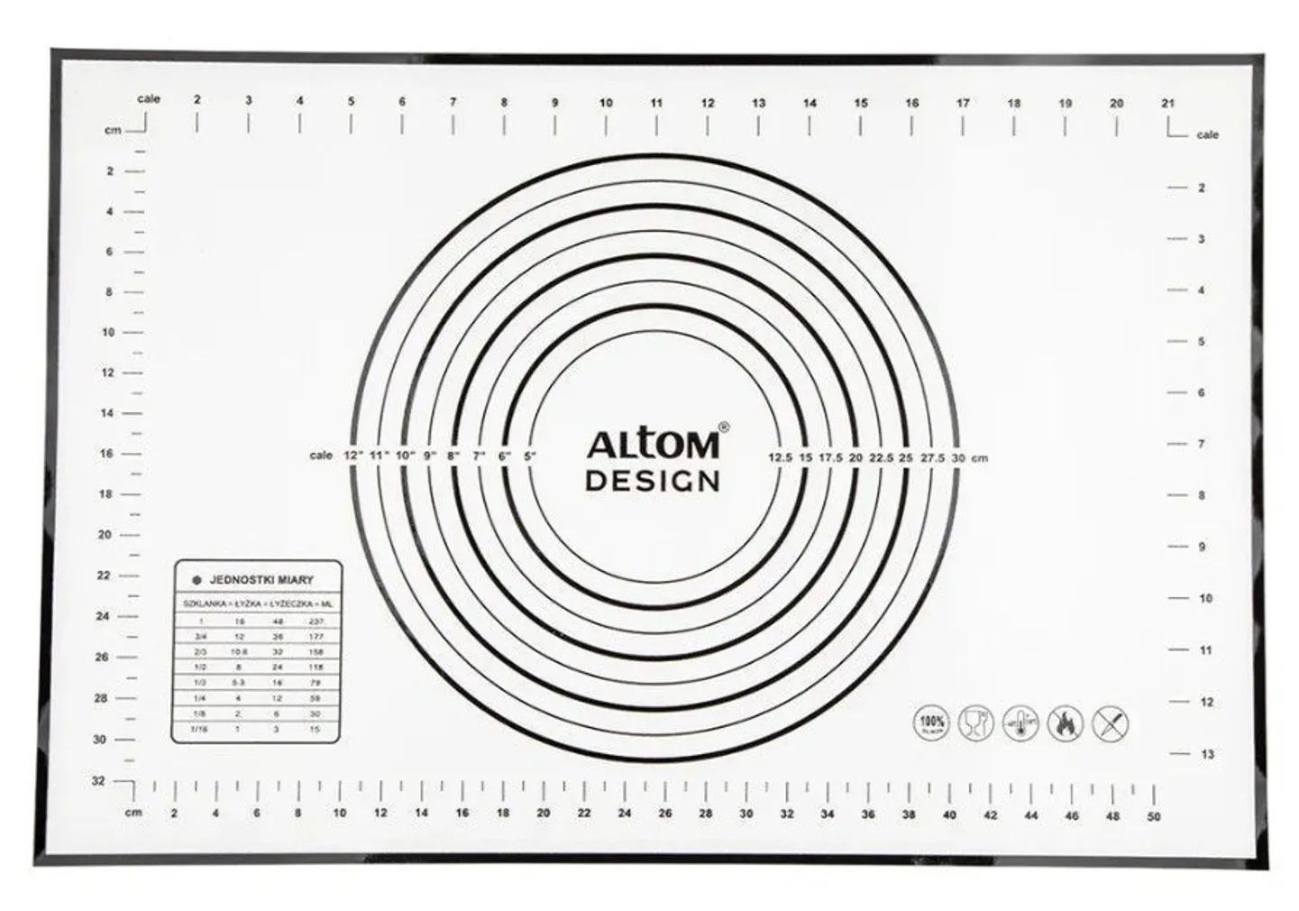 KÜPSETUSMATT ALTOM DESIGN 60X40CM SILIKOON