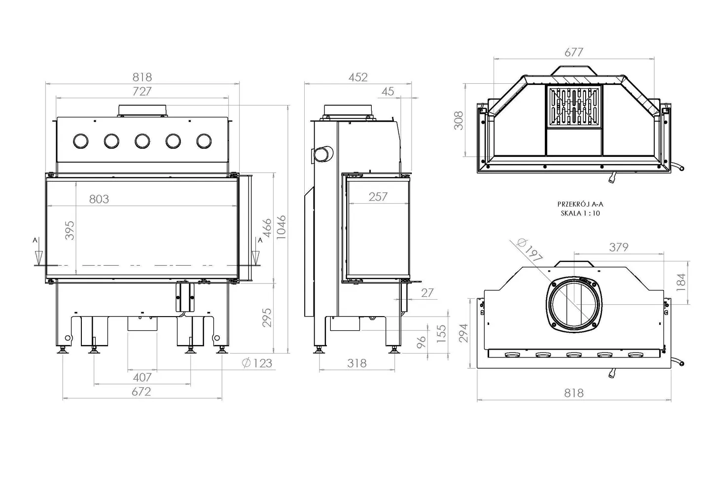 KAMINASÜDAMIK HITZE ALBERO 14KW