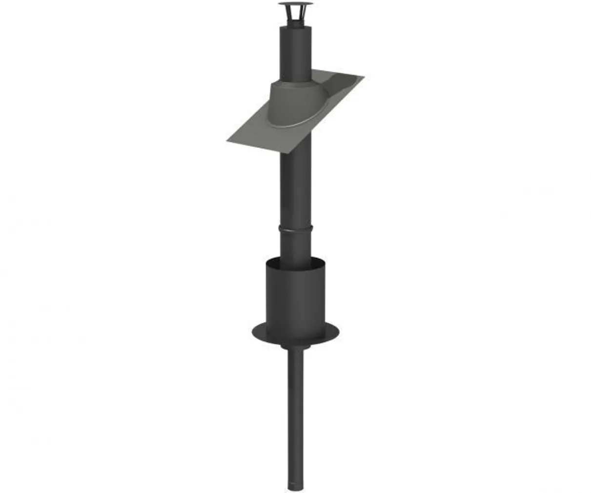 KORSTNA KOMPLEKT SAUNALE JEREMIAS MUST 2,5M