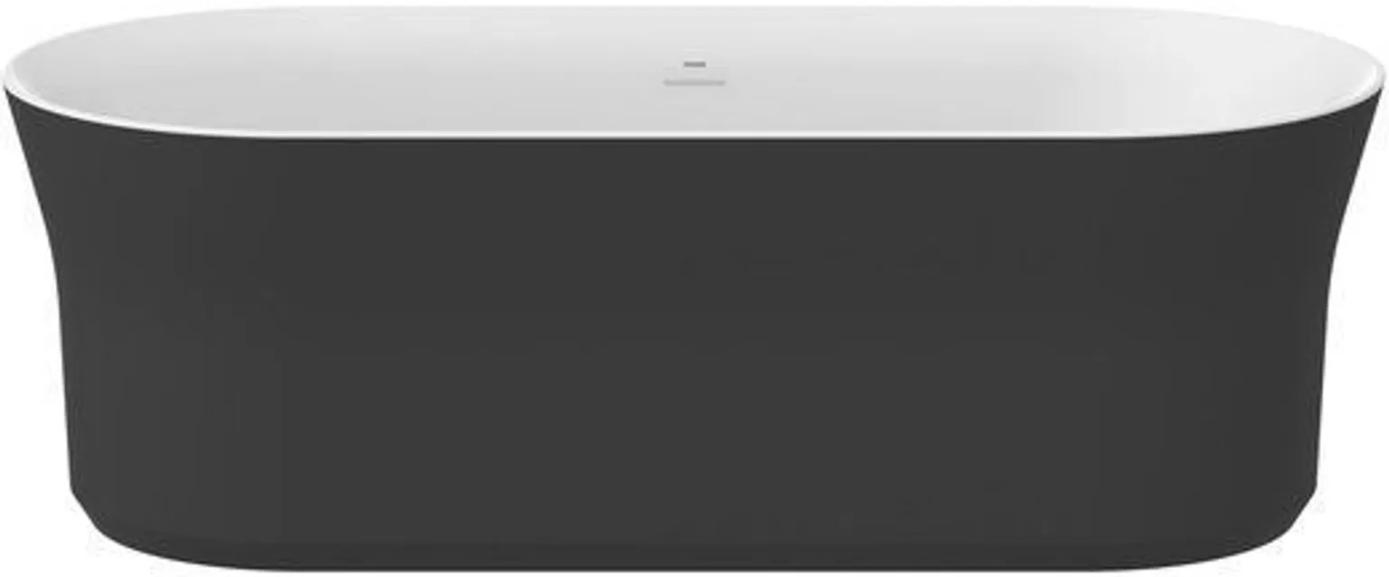 AKRÜÜLVANN RAVAK YPSILON 180X80CM MUST/VALGE