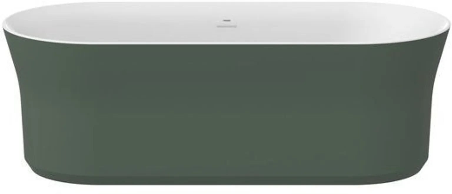 AKRÜÜLVANN RAVAK YPSILON 180X80CM GREY GREEN/VALGE