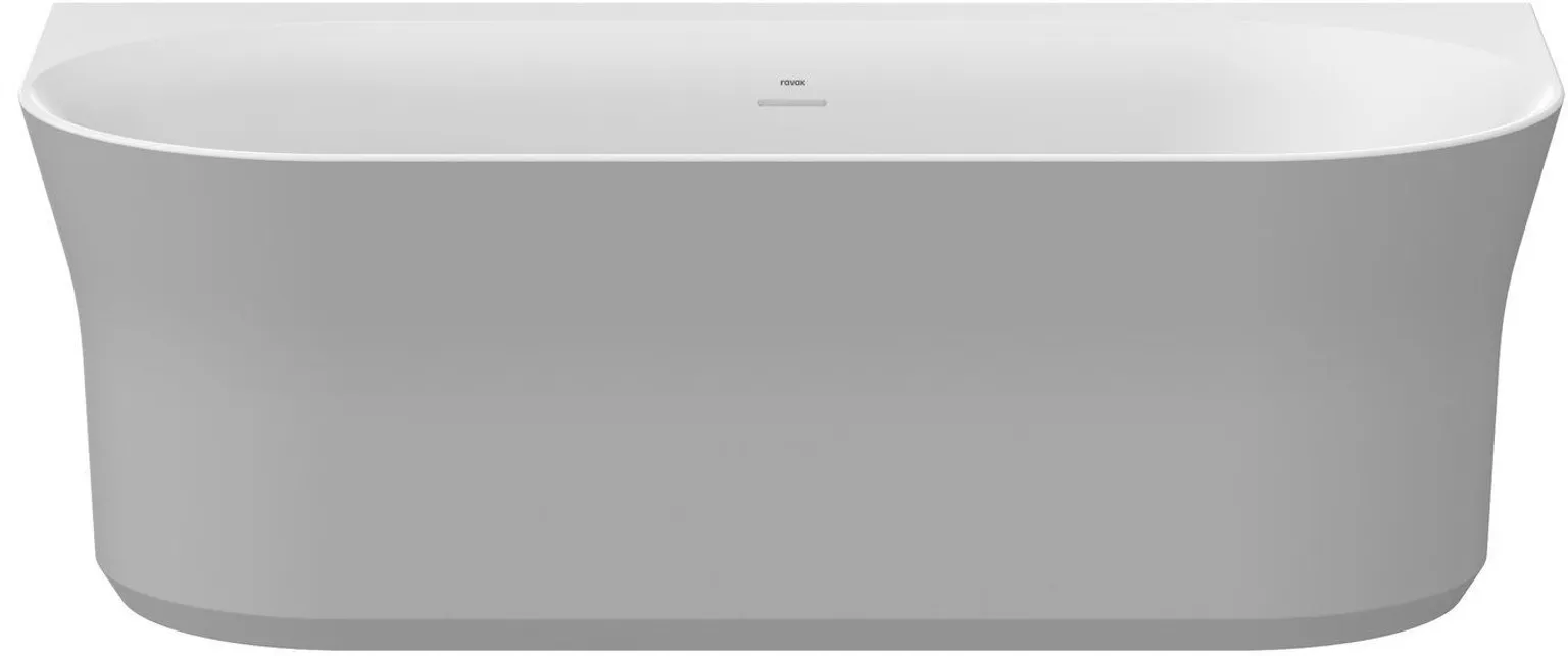 AKRÜÜLVANN RAVAK YPSILON WALL 178X86CM SMOKE GREY/VALGE