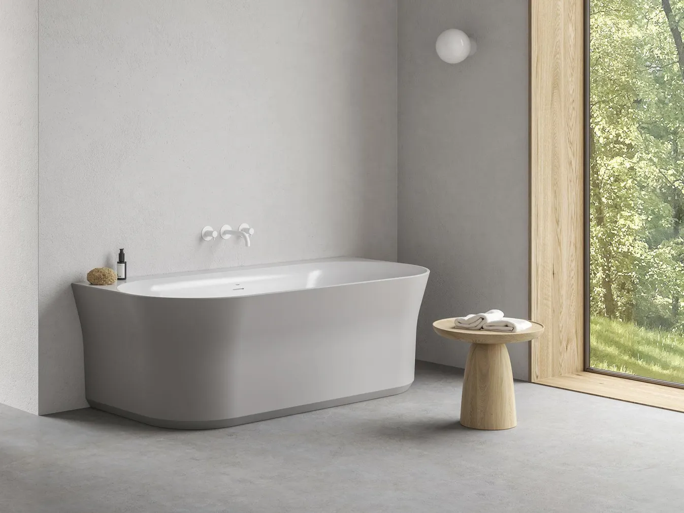 AKRÜÜLVANN RAVAK YPSILON WALL 178X86CM SMOKE GREY/VALGE