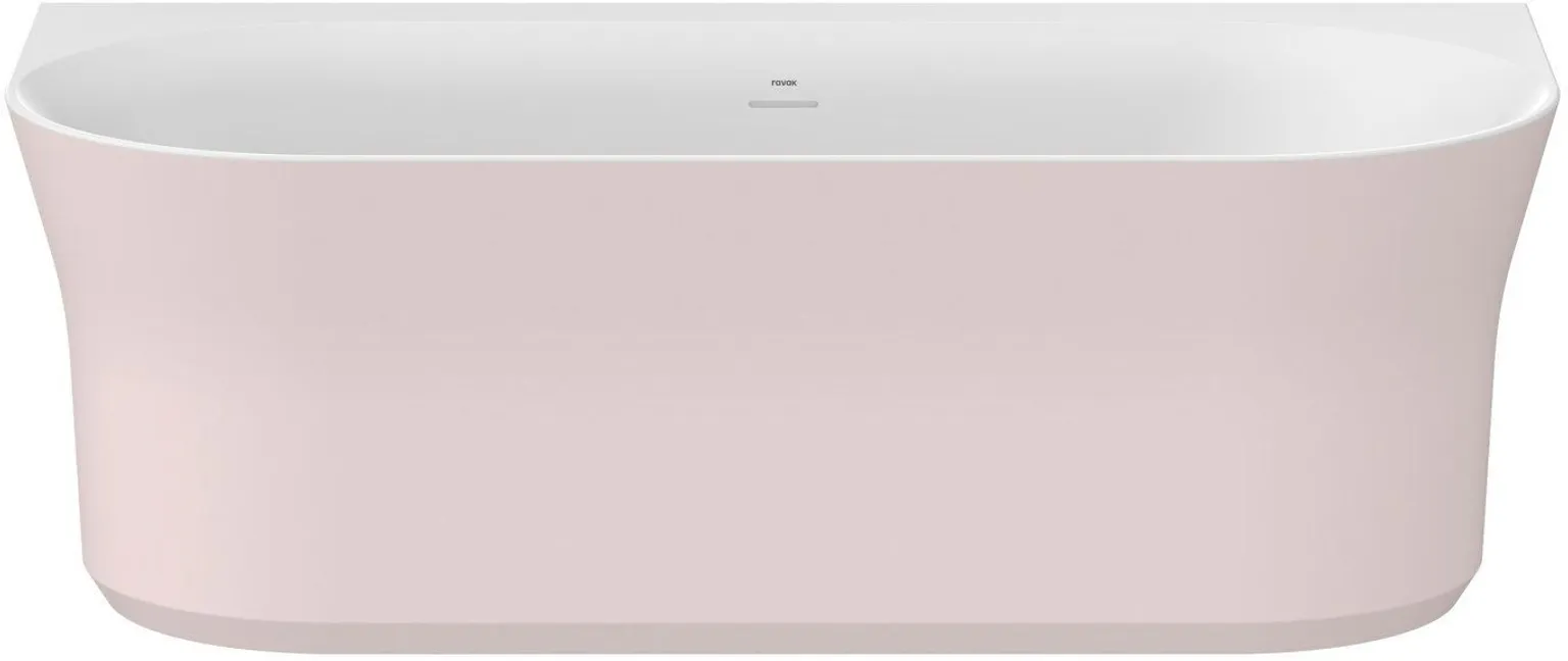 AKRÜÜLVANN RAVAK YPSILON WALL 178X86CM ALABASTER PINK/VALGE