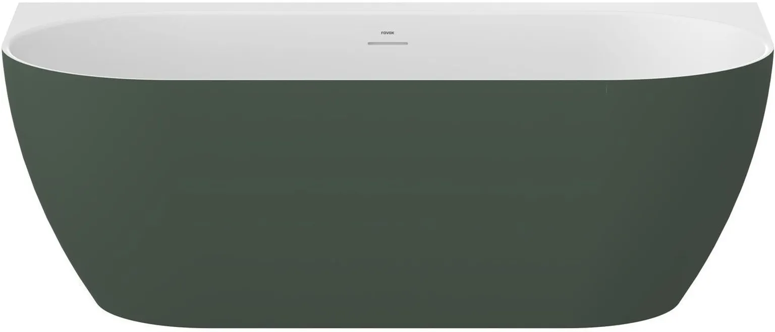 AKRÜÜLVANN RAVAK FREEDOM WALL TEC 170X87CM GREY GREEN/VALGE