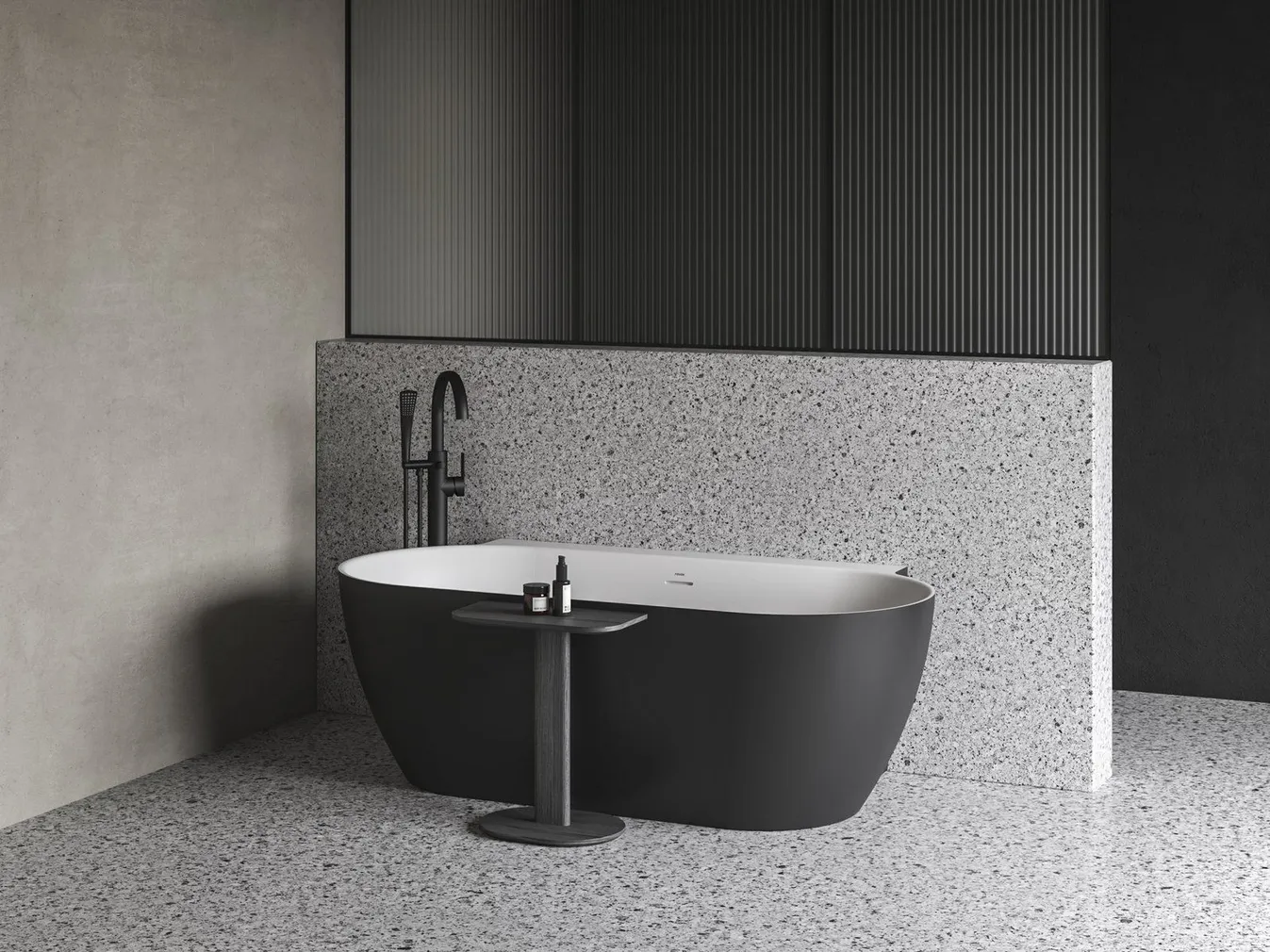 AKRÜÜLVANN RAVAK FREEDOM WALL II TEC 170X87CM MUST/VALGE