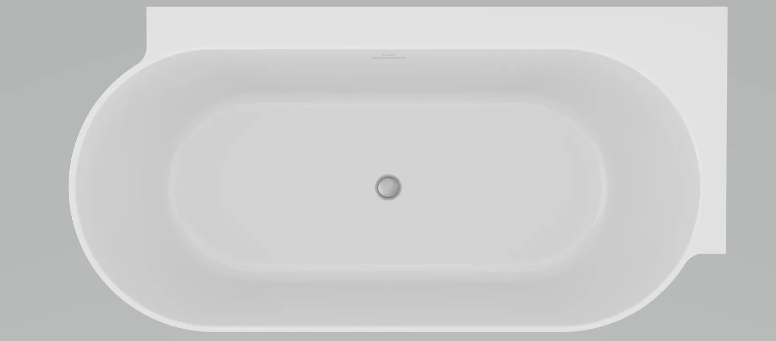 AKRÜÜLVANN RAVAK FREEDOM CORNER II TEC R 175X86CM PAREM, VALGE/KROOM