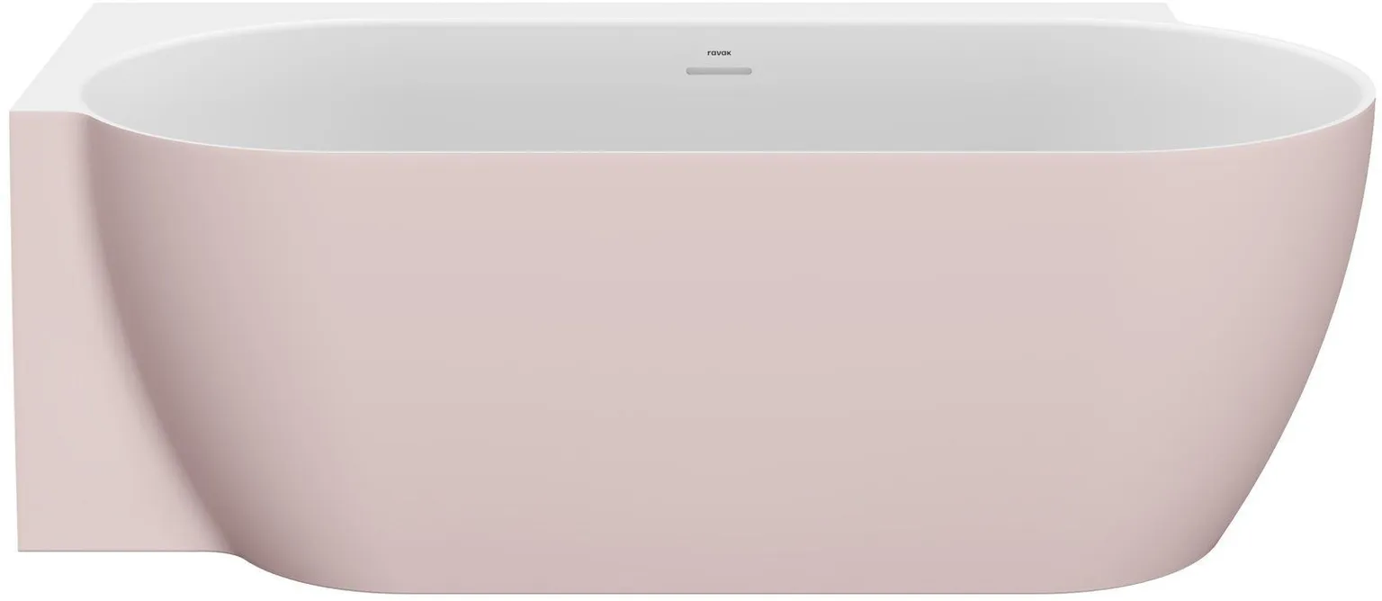 AKRÜÜLVANN RAVAK FREEDOM CORNER II TEC L 175X86 ALABASTER PINK