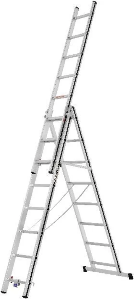 UNIVERSAALREDEL ALU-PRO 70047, 3X8 ASTET 2,32/5,11M ALUMIINIUM