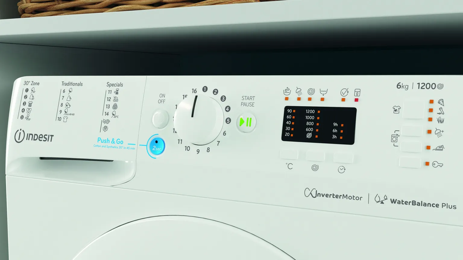 PESUMASIN INDESIT EESTLAETAV BWSA 61294, 6KG