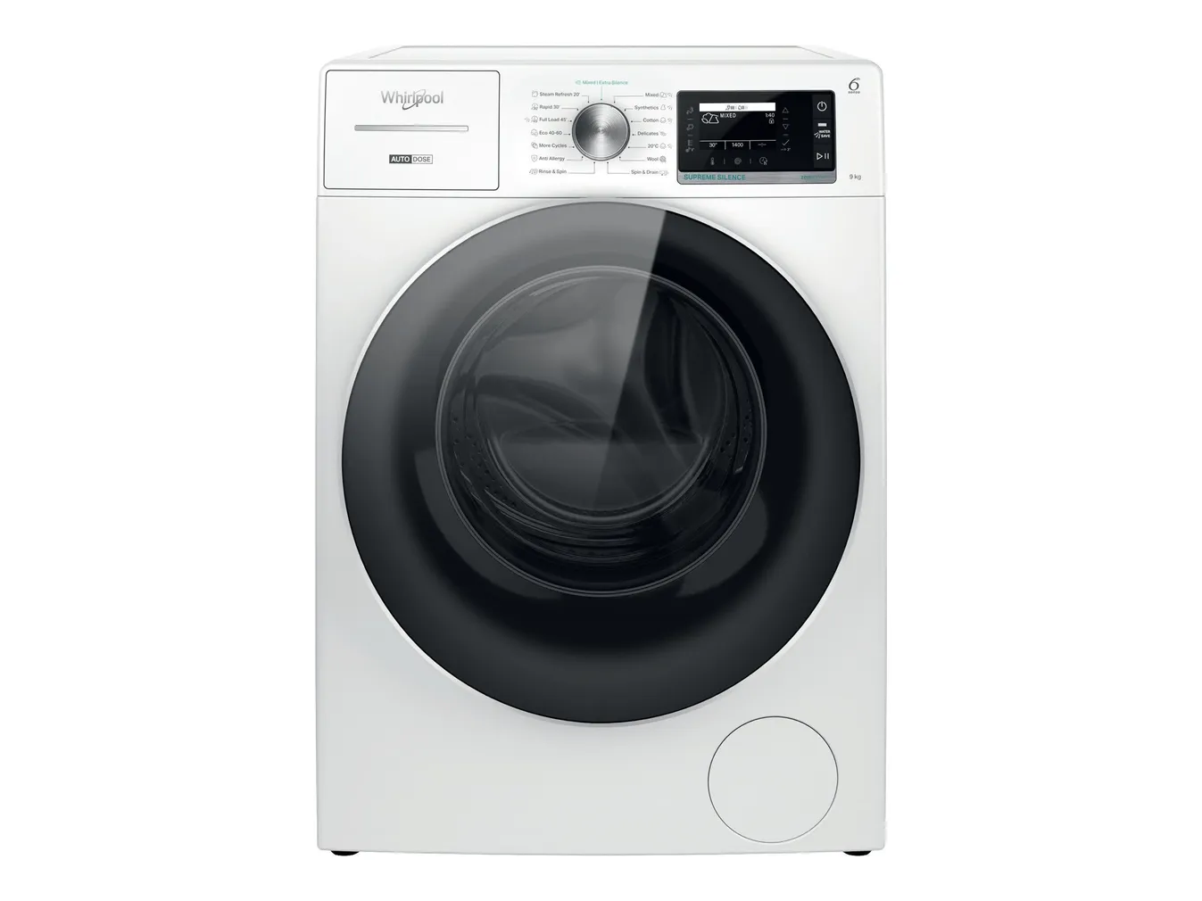 PESUMASIN WHIRLPOOL EESTLAETAV W8 99AD SILENCE 9KG