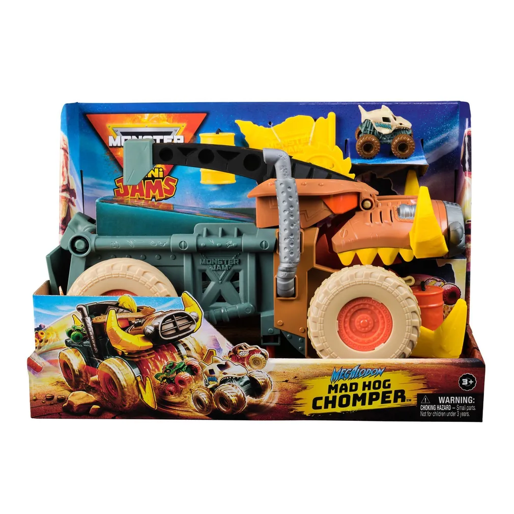 MÄNGUKOMPLEKT MONSTER JAM MAD HOG CHOMPER