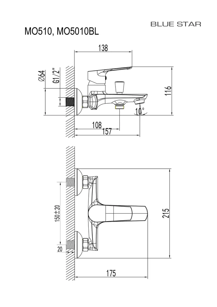 VANNISEGISTI BLUE STAR MODENA MO 510BL MUST MATT