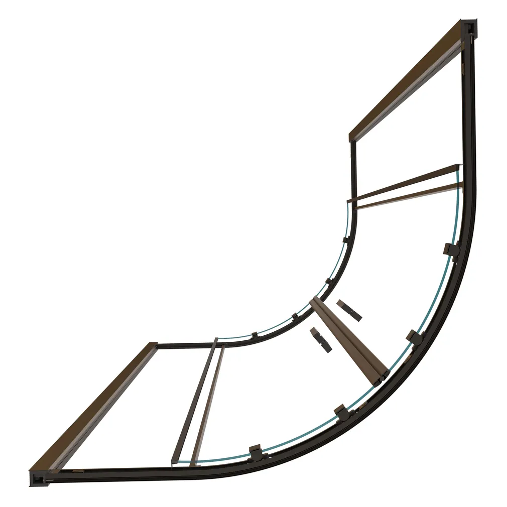 DUŠIKABIIN ÜMMARGUNE 78-80X78-80X190CM ALUSETA