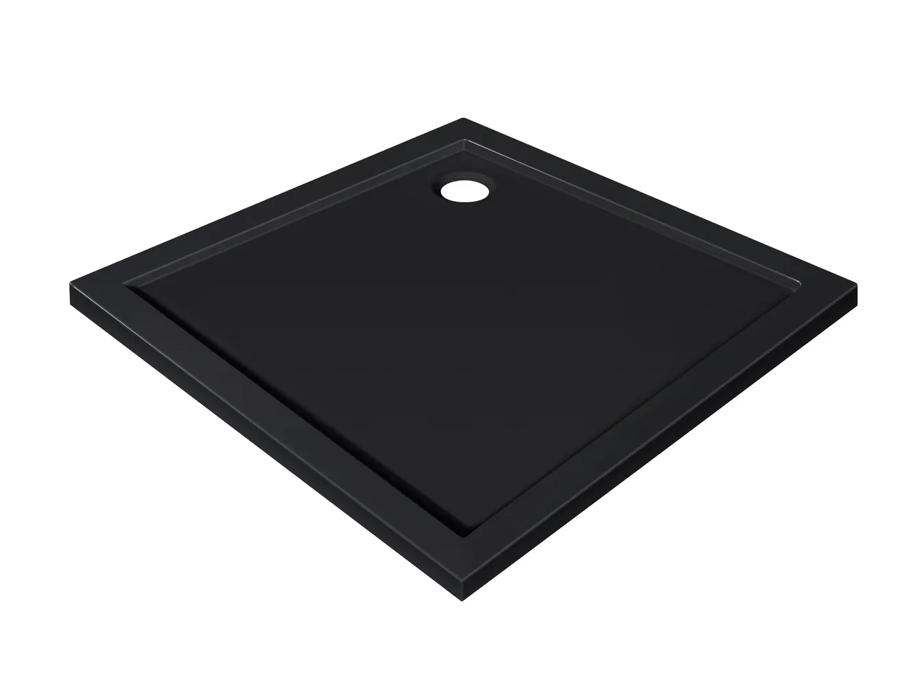 DUŠIALUS KANDILINE 80X80X4CM MUST