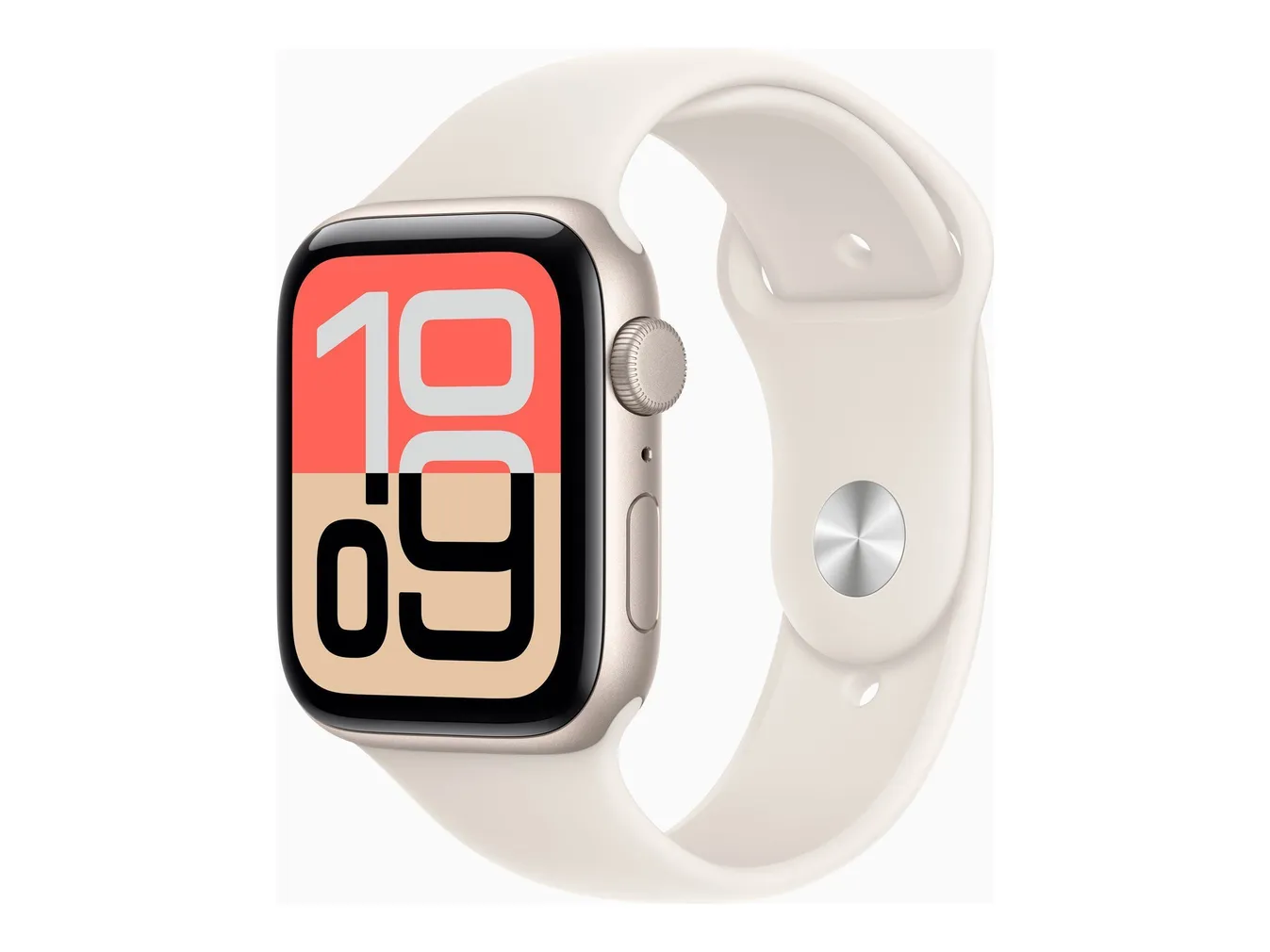 NUTIKELL APPLE WATCH SE 3 GPS 44MM SILVER/CREAM S/M