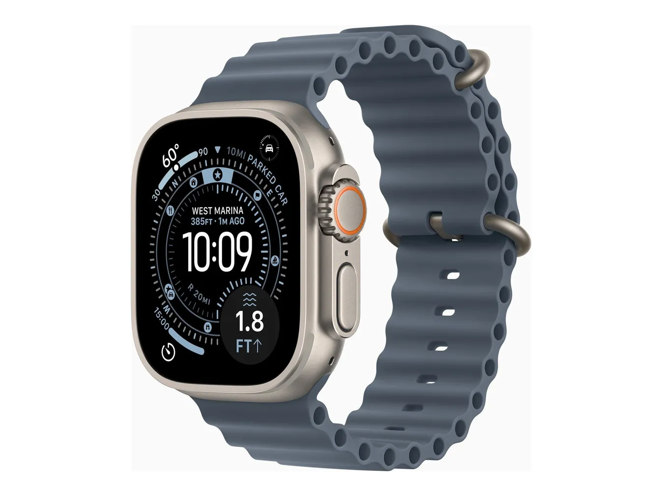 NUTIKELL APPLE WATCH ULTRA 3 TITANIUM 49MM BLUE/GREY