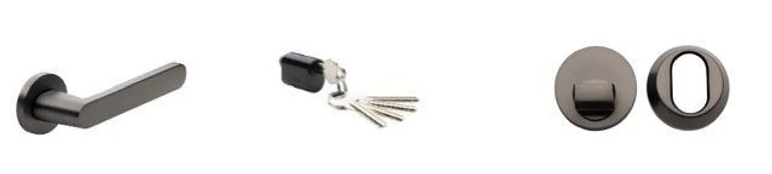 KÄEPIDEMEKOMPLEKT INOVO TORINO 178/701NORD 16-18MM GRAFIIT