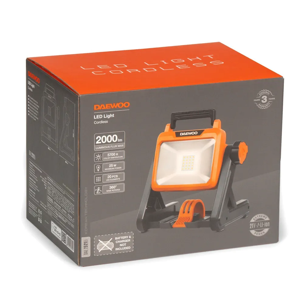 AKULAMP DAEWOO DAL 2521LI 21V 25W ILMA AKU JA LAADIJATA