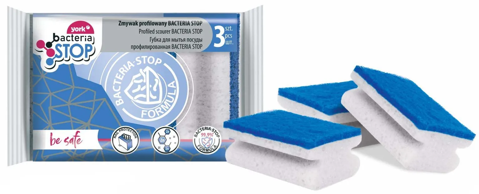 NÕUDEPESUSVAMM YORK BACTERIA STOP 3TK PAKIS