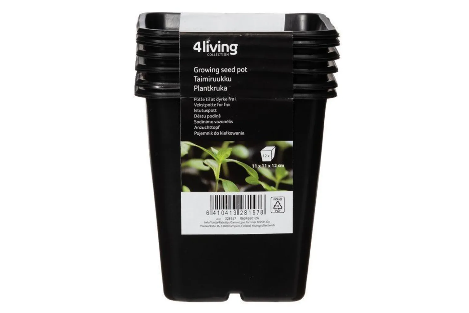 ISTUTUSKASSETID 4LIVING 11CM 12TK PAKIS