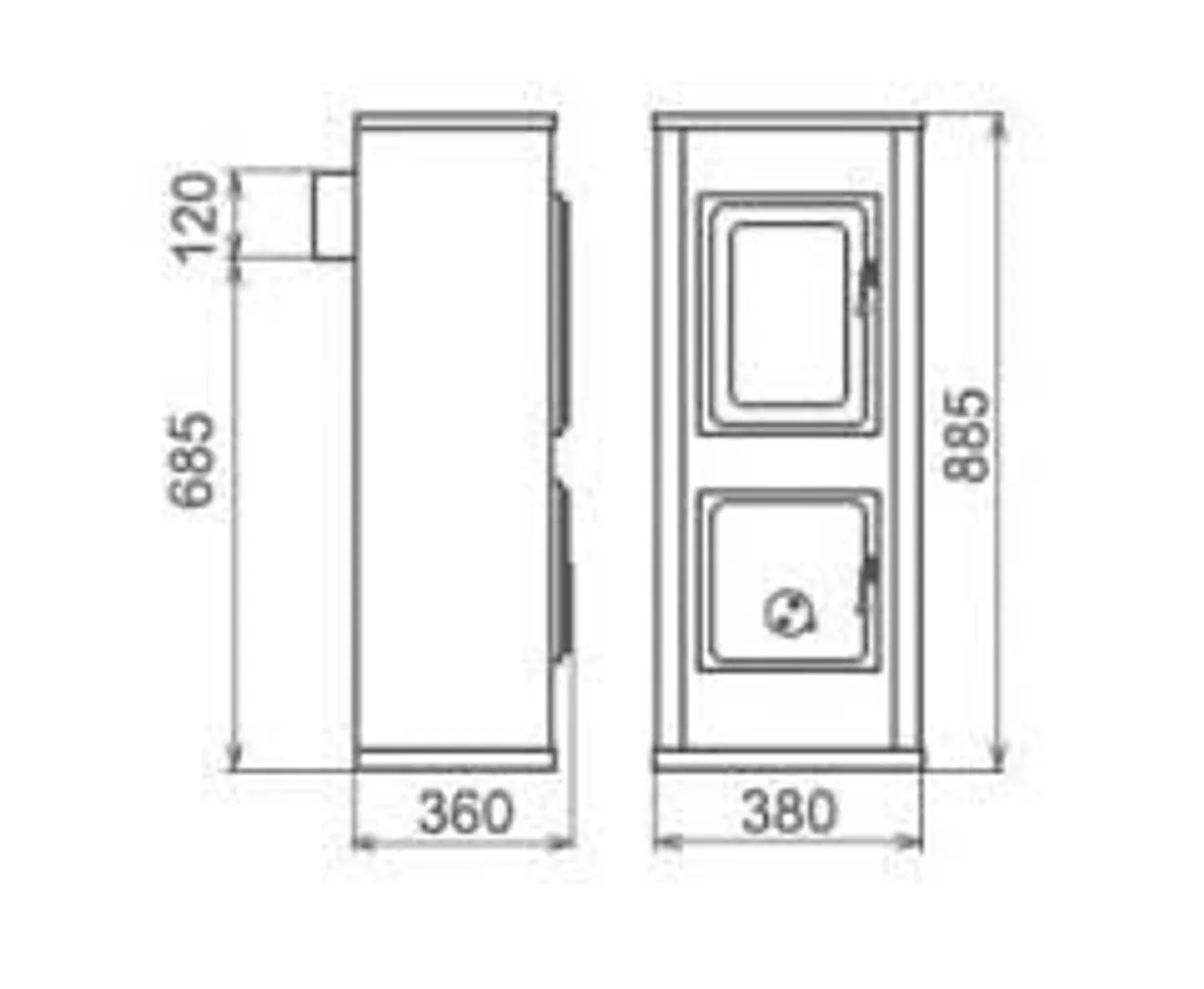KAMIN SISSI MUST 5KW
