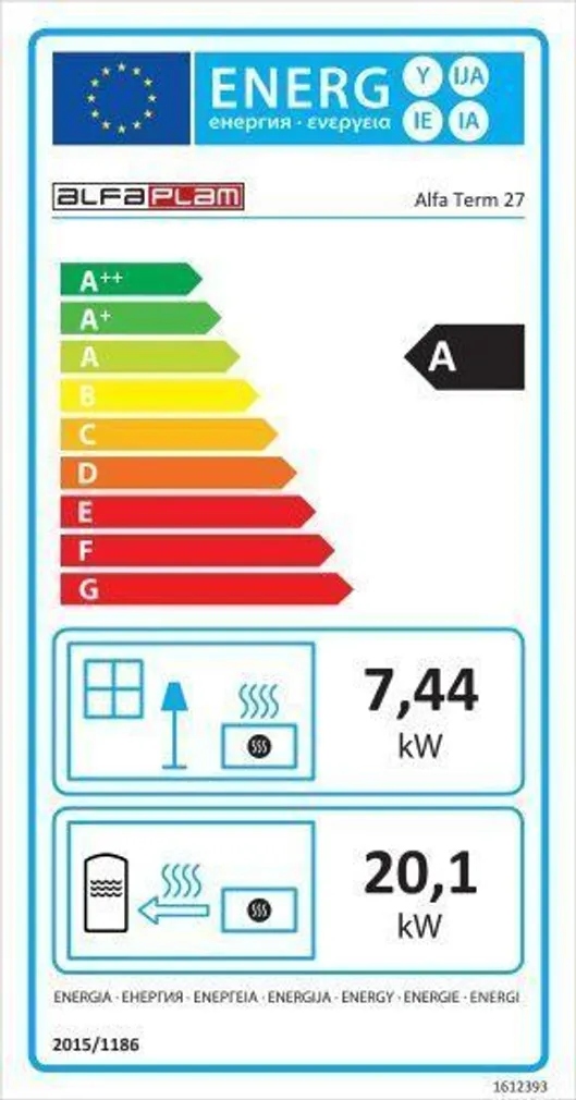 KESKKÜTTEPLIIT ALFA TERM 27 MUST PAREM 27KW