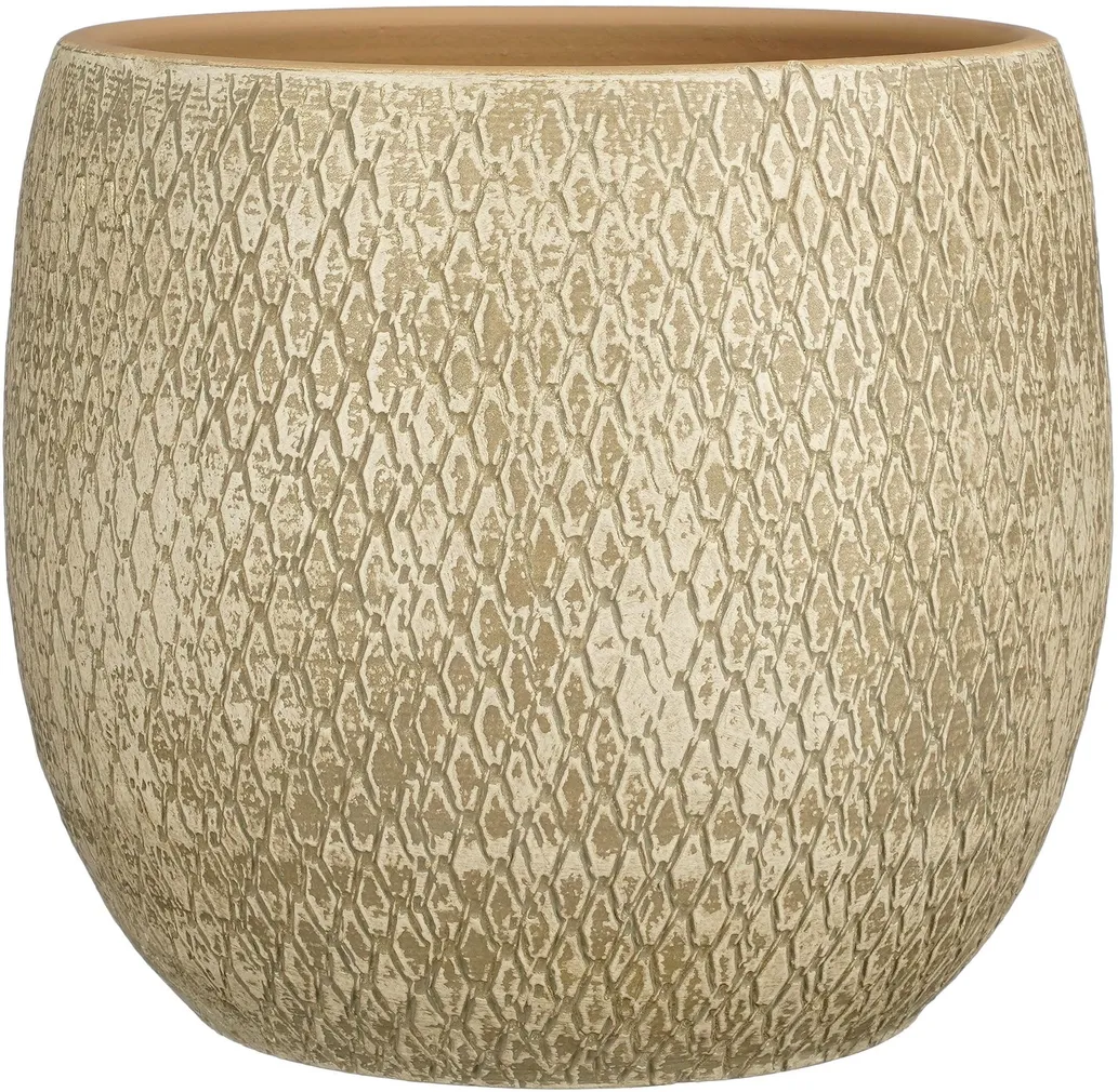 ÜMBRISPOTT MICA DECORATIONS MADEIRA Ø28CM KREEM