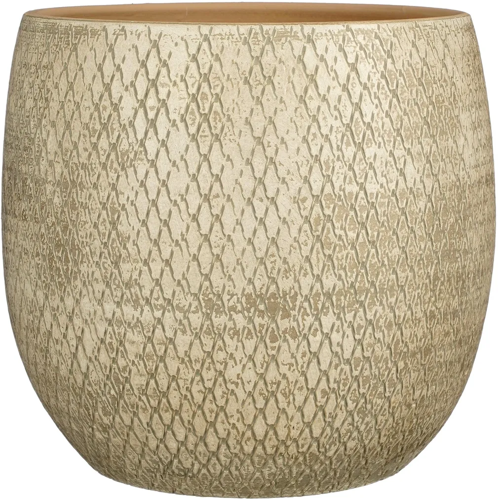 ÜMBRISPOTT MICA DECORATIONS MADEIRA Ø32CM KREEM