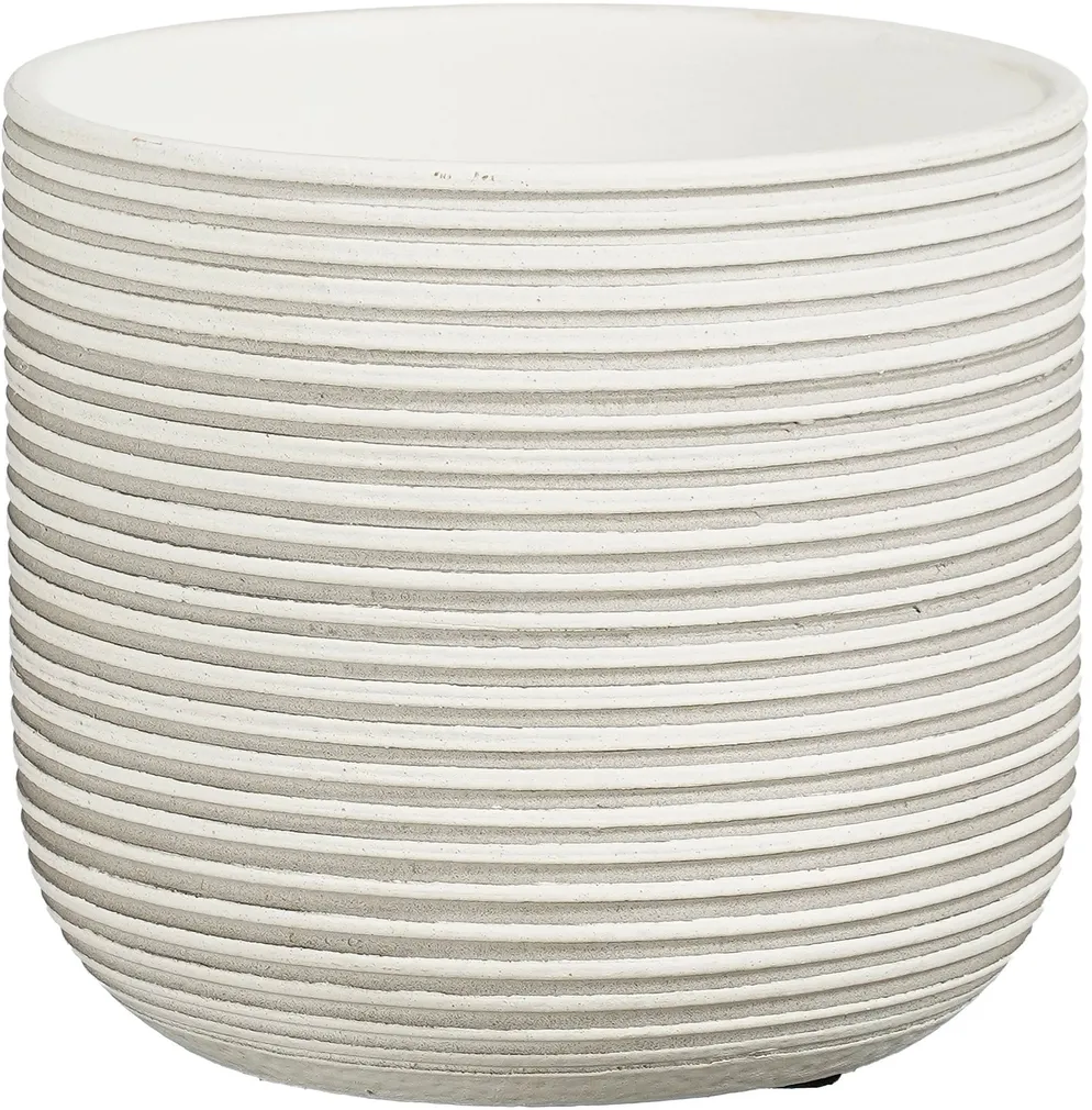 ÜMBRISPOTT MICA DECORATIONS SAMUEL Ø15CM VALGE