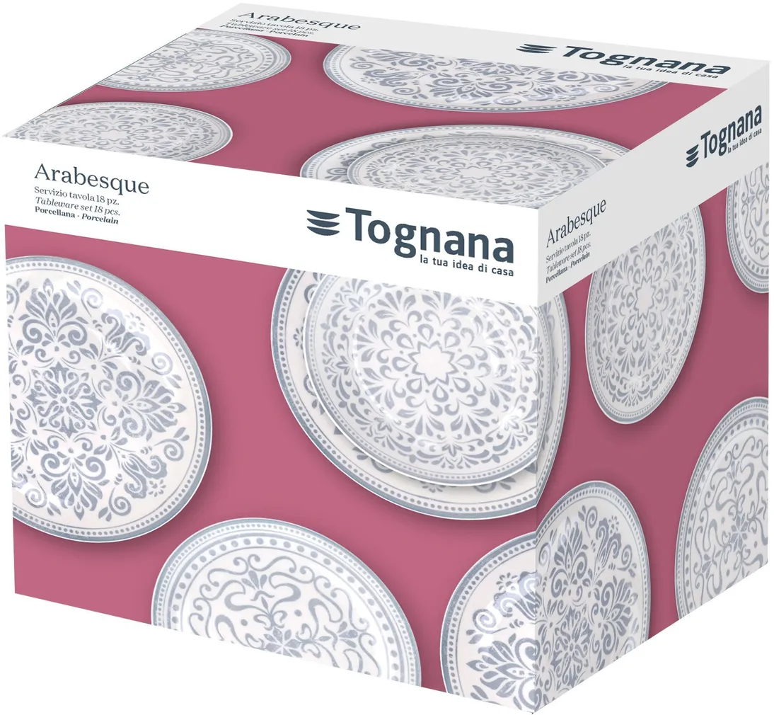 LAUANÕUDE KOMPLEKT TOGNANA ARABASQUE 18-OSALINE