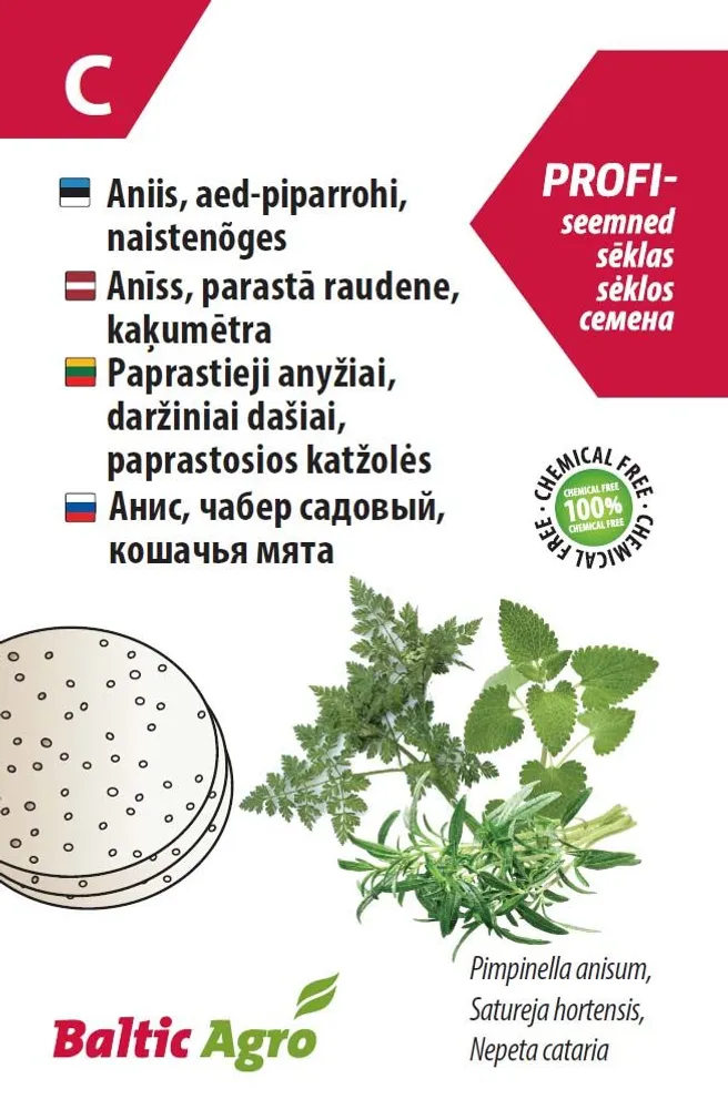 ANIISI,AED-PIPARROHU,NAISTENÕGESE KETTAD BALTIC AGRO