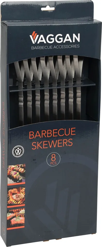 GRILLVARRASTE KOMPLEKT 41CM 8TK