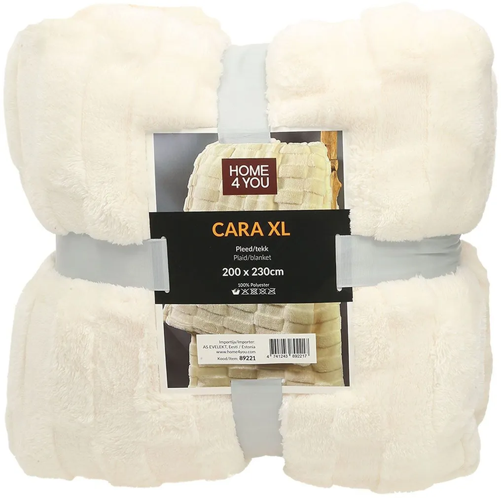 PLEED CARA XL 200X230CM, VALGE