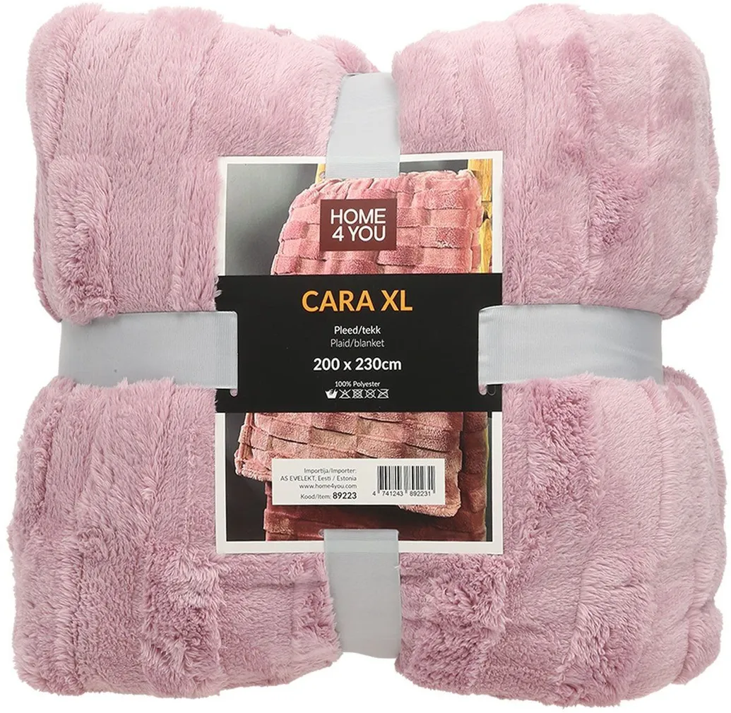 PLEED CARA XL 200X230CM, ROOSA