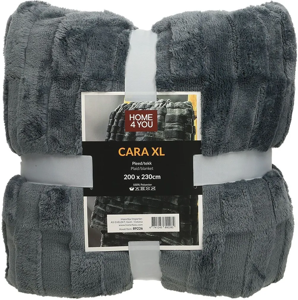 PLEED CARA XL 200X230CM, TUMEHALL