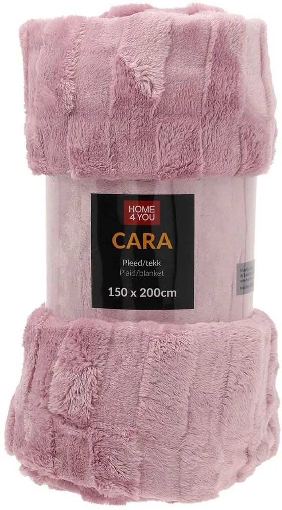 PLEED CARA 150X200CM, ROOSA