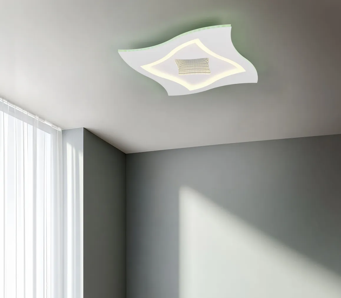 PLAFOON TRIO KLINT LED VALGE MATT RGB