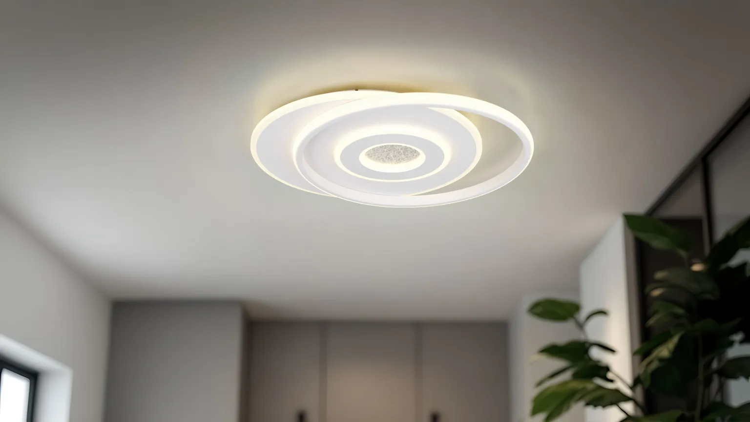 PLAFOON TRIO NAZAR LED 48CM VALGE MATT