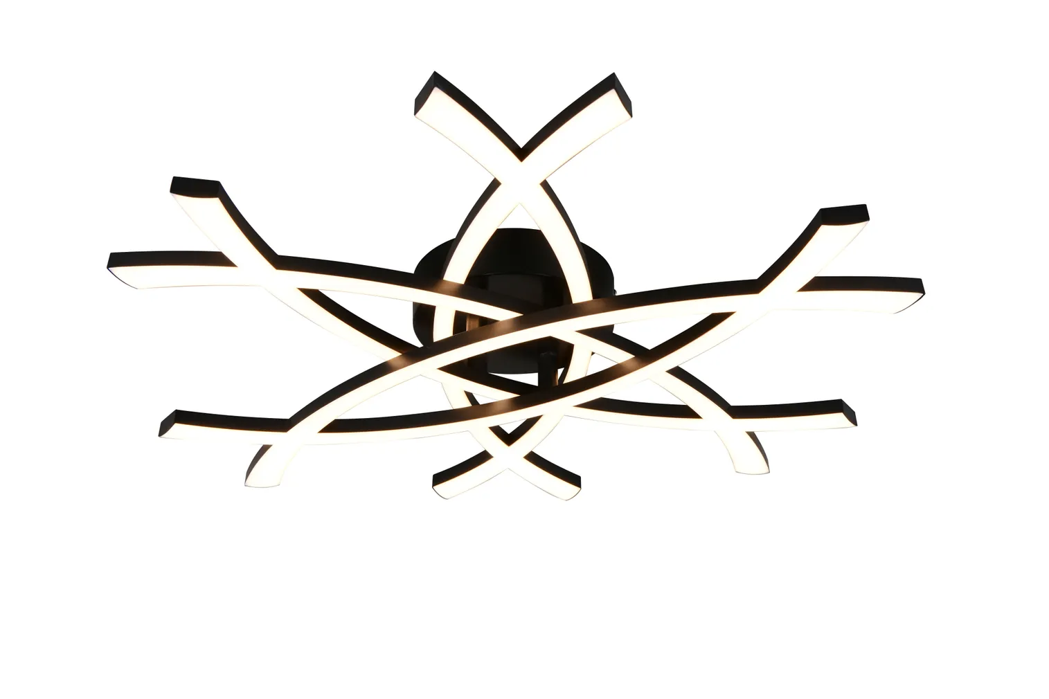 PLAFOON TRIO POLLOCK LED 62X59CM MUST MATT