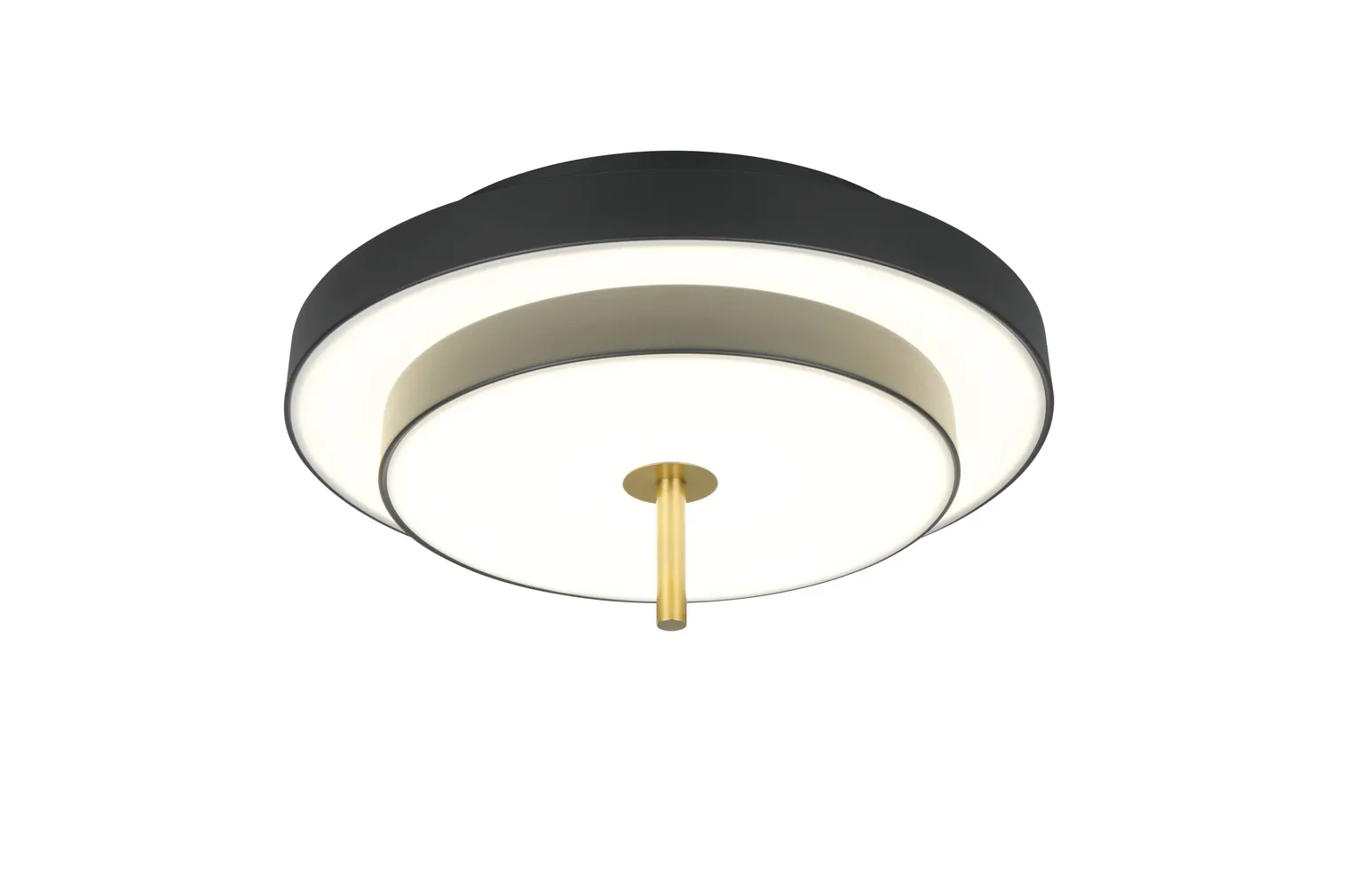 PLAFOON TRIO KEATON LED 40CM MUST MATT/MESSING