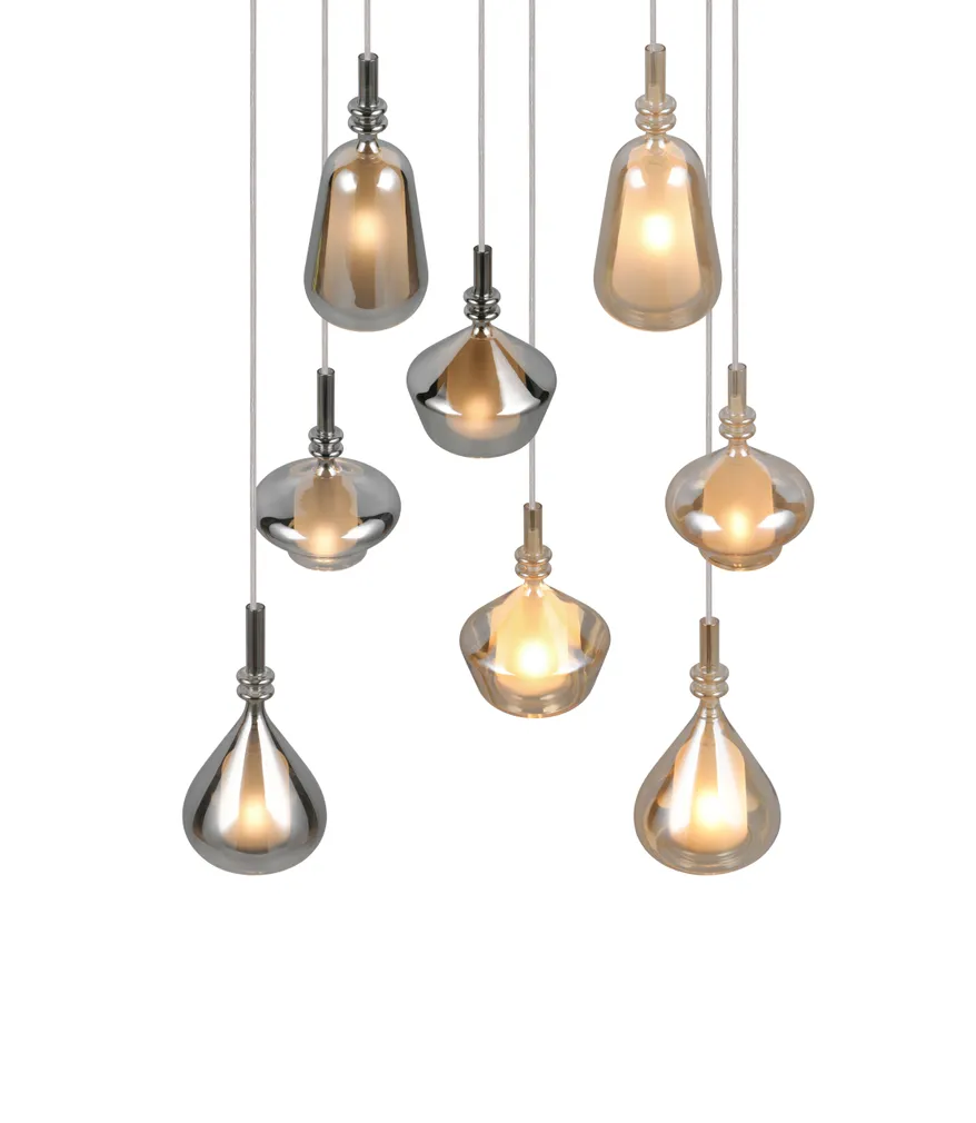 LAELAMP TRIO ALDEA 60CM E14 MEREVAIK/KROOM