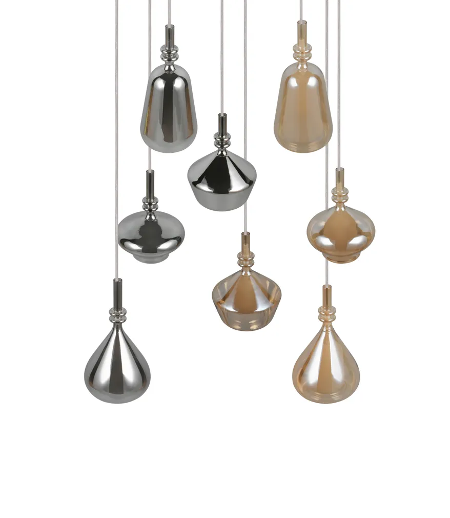 LAELAMP TRIO ALDEA 60CM E14 MEREVAIK/KROOM