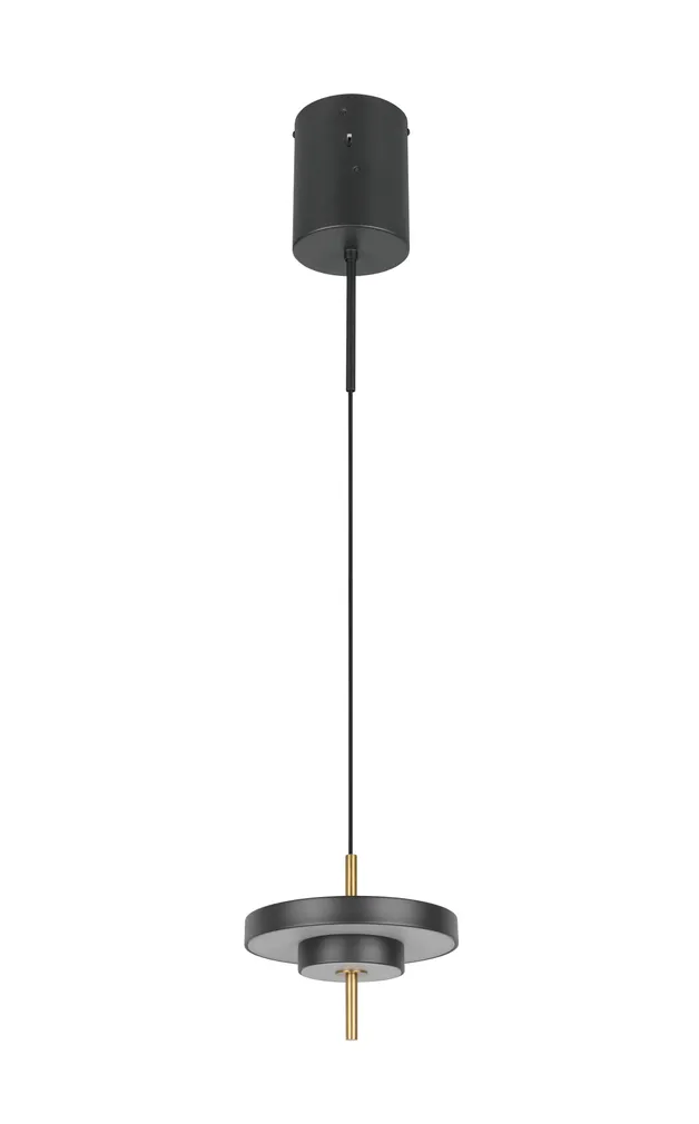 LAELAMP TRIO KEATON LED 20CM MUST MATT/MESSING
