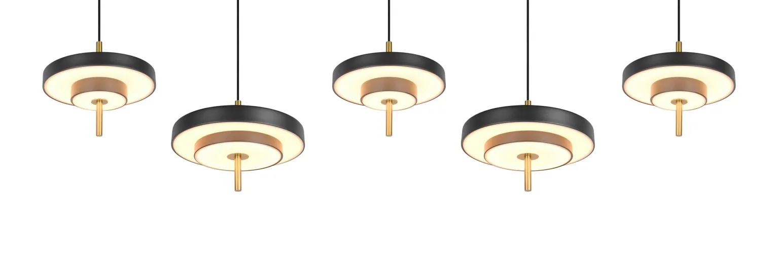 LAELAMP TRIO KEATON LED MUST MATT/MESSING