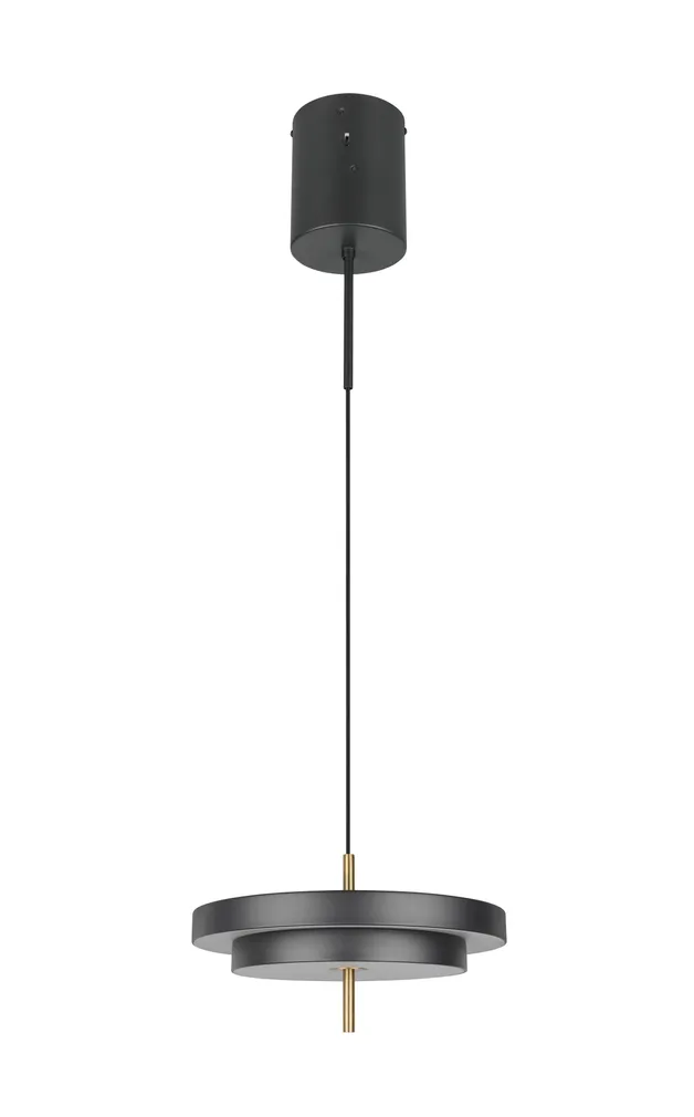 LAELAMP TRIO KEATON LED 40CM MUST MATT/MESSING