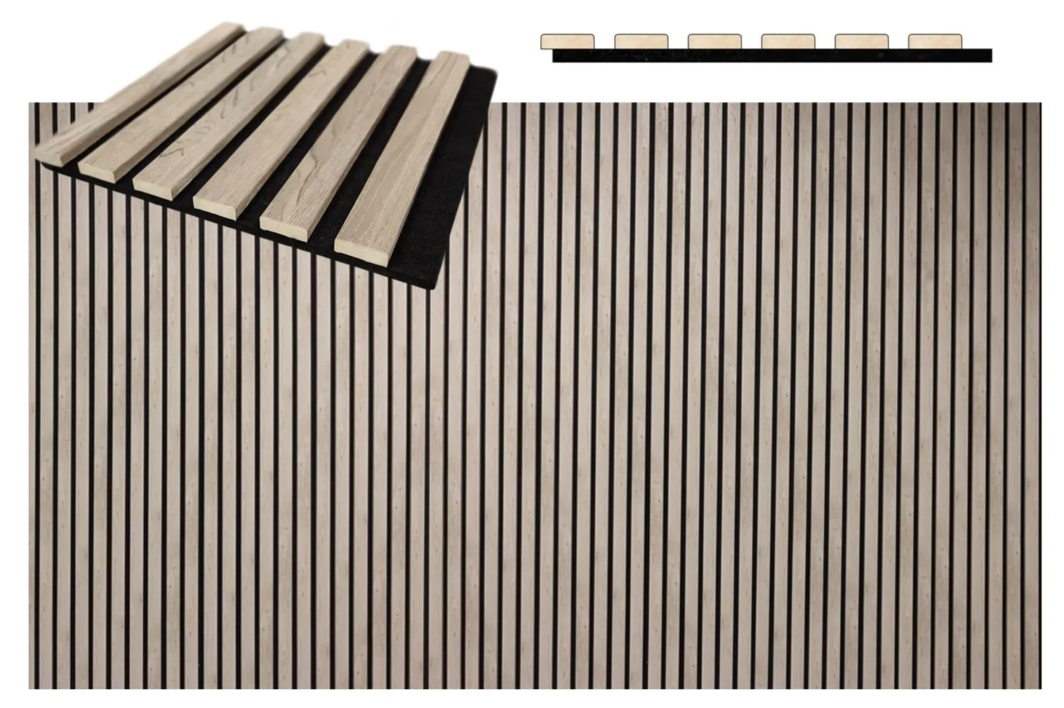 AKUSTILINE SEINAPANEEL 19X300X2600MM HALL TAMM 0,82M² PAKIS